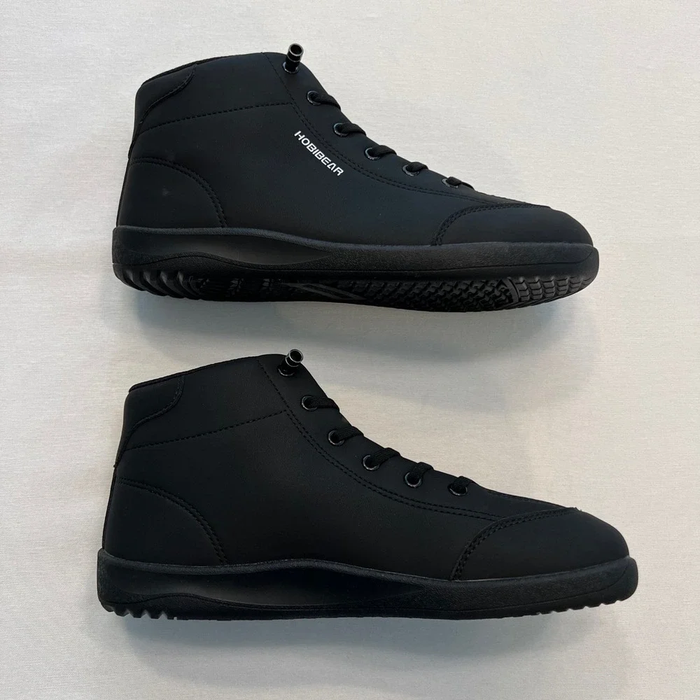 Hobibear Black Waterproof Yew Barefoot High Top Shoes Women's 8 Men's 7 (EU 39)